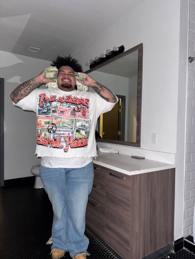 True x oversized tees